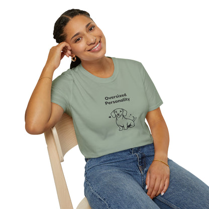 Oversized Personality —  Black And White Minimalist Family Collection For Adult Dog Lovers