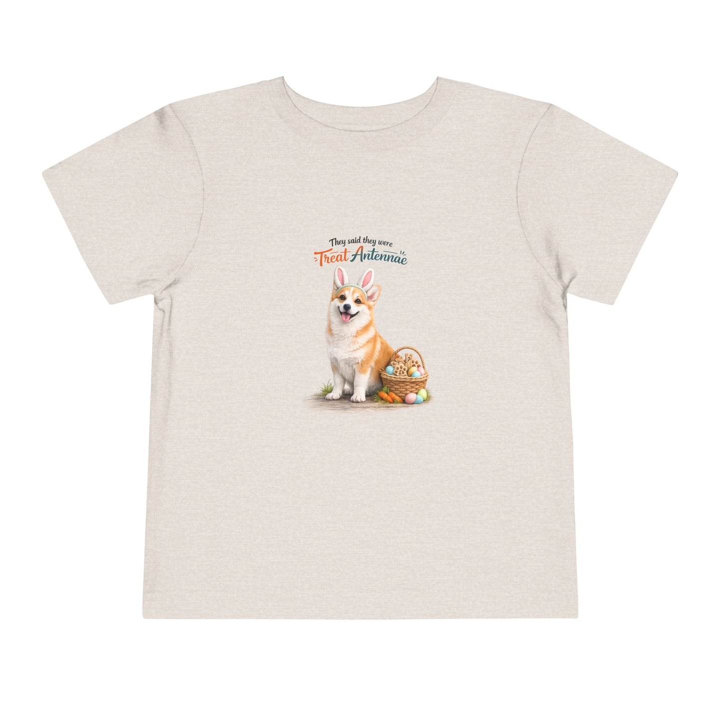 Corgi Treat Antennae™ -- Toddler Dog Lover Tee