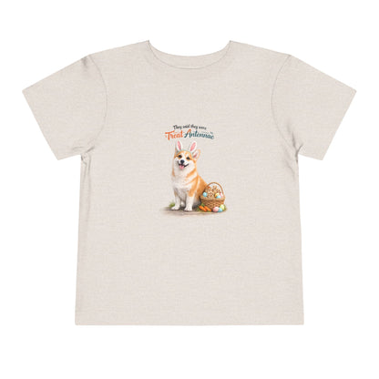 Corgi Treat Antennae™ -- Toddler Dog Lover Tee