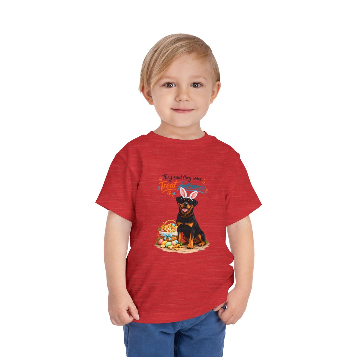 Rottweiler Treat Antennae™ -- Toddler Dog Lover Tee
