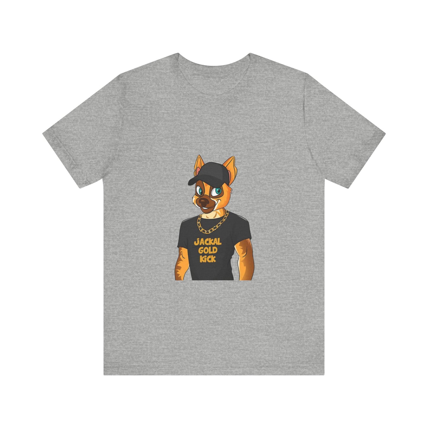 ‘Jackal Gold Kick’ Unisex Jersey Short Sleeve Tee