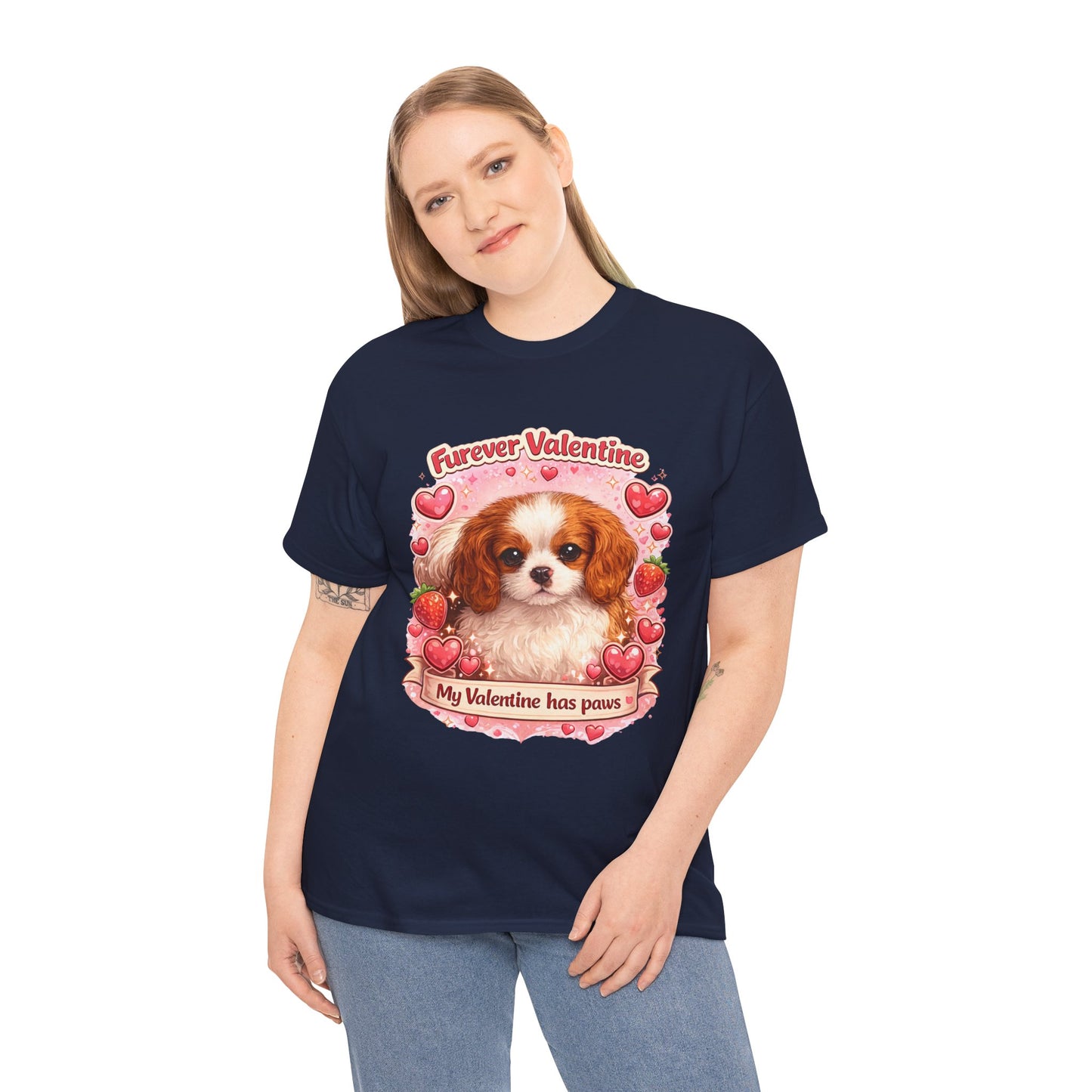 Furever Valentine - Puppy Love Has Paws – Pet Lover Valentine's Day T-Shirt