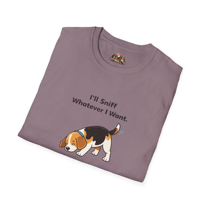 I'll Sniff Whatever I Want  —  Soft-Color Minimalist Family Collection For Adult Dog Lovers