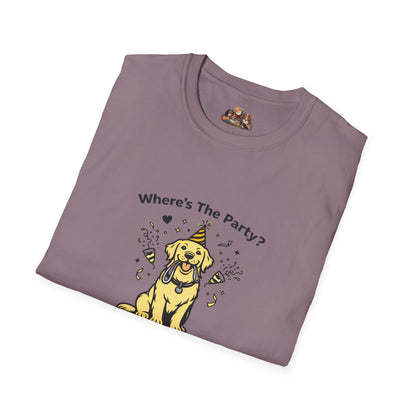 Where's The Party? -- Soft-Color Minimalist Family Collection For Adult Dog Lovers