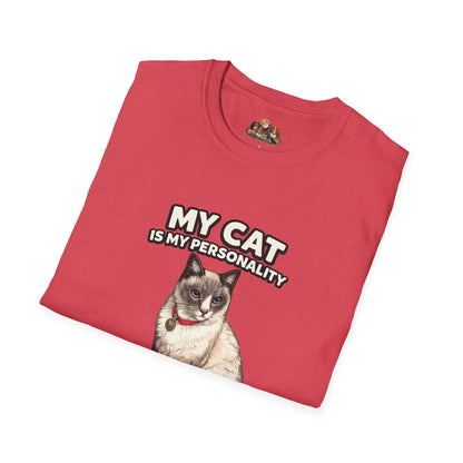 My Cat Is My Personality – "The Quiet One" – Personalized Custom Cat Shirt