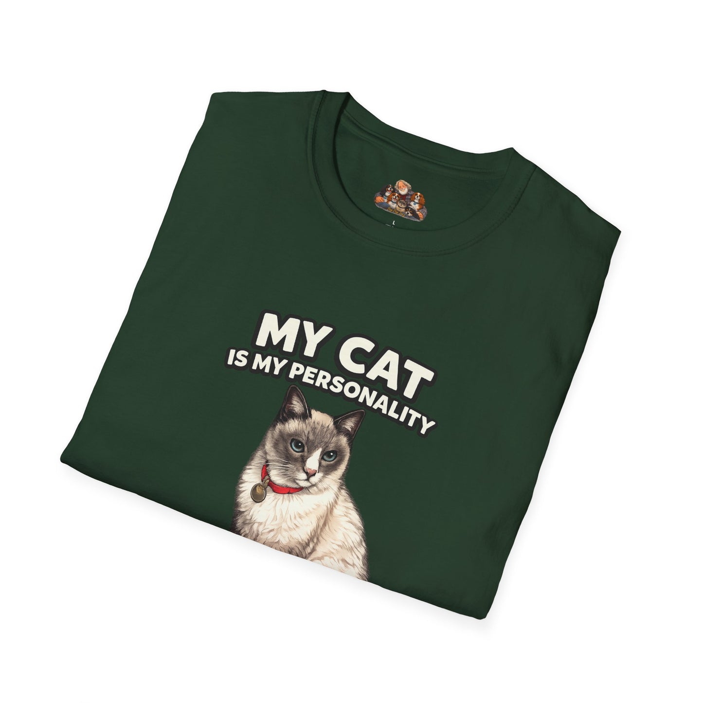 My Cat Is My Personality – "The Quiet One" – Personalized Custom Cat Shirt