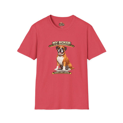 My Boxer Is My Personality -- Personalized Dog Breed T-Shirt