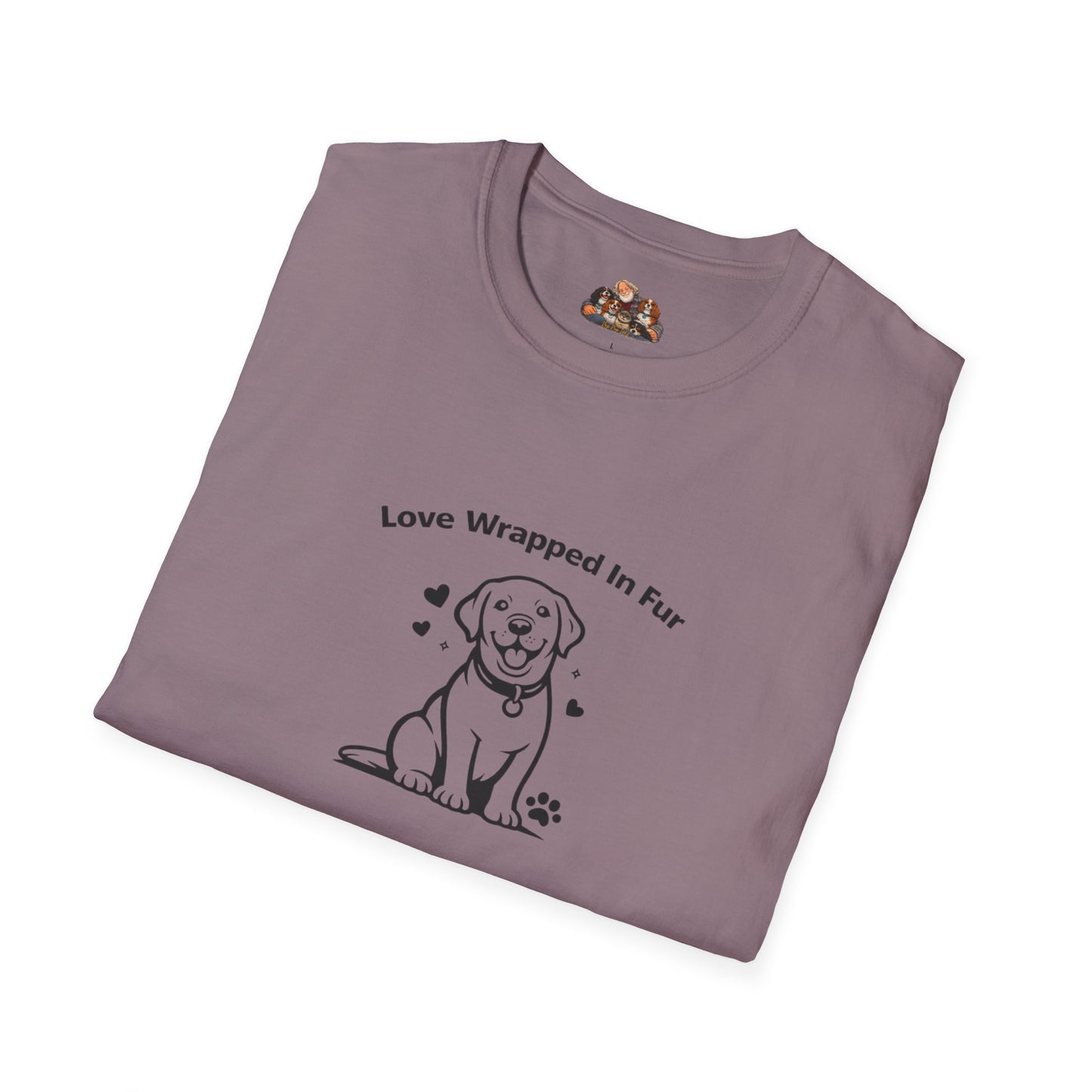 Love Wrapped In Fur —  Dog Lover T-Shirt