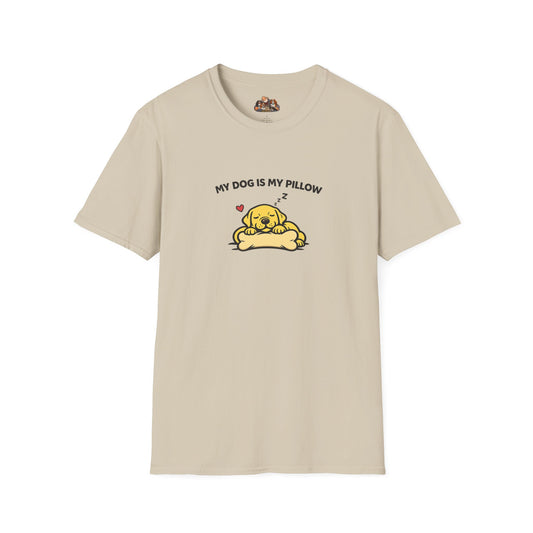My Dog Is My Pillow  —  Soft-Color Minimalist Family Collection For Adult Dog Lovers