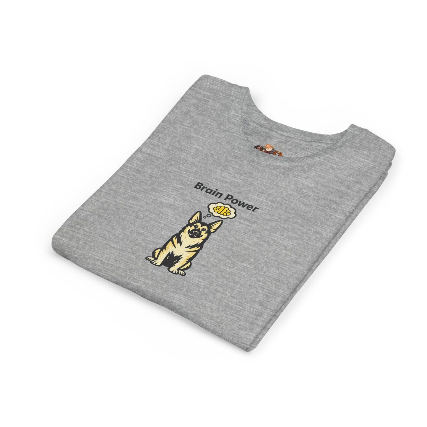 Brain Power -- Youth Dog Lover Tee