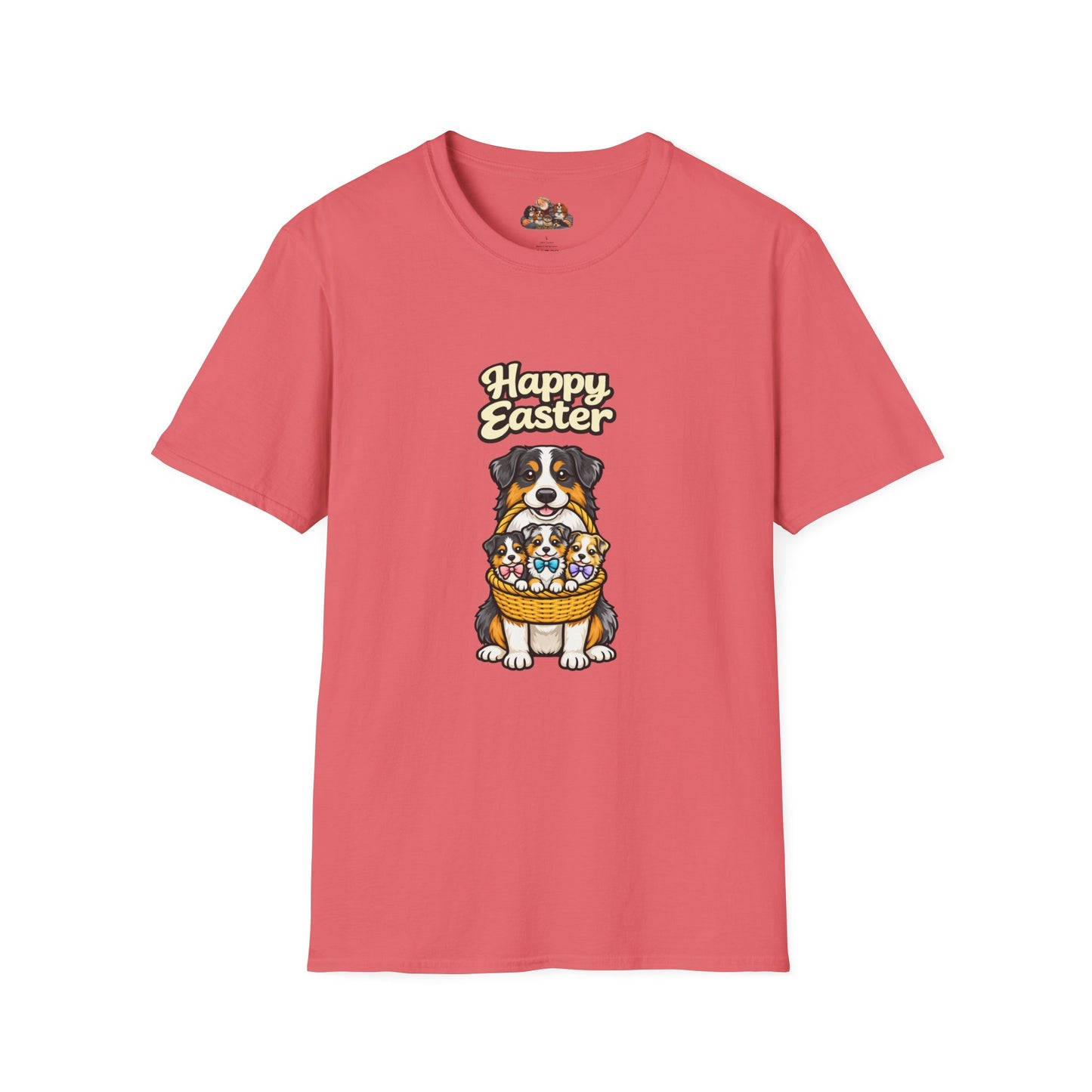 Australian Shepherd Family "Happy Easter"