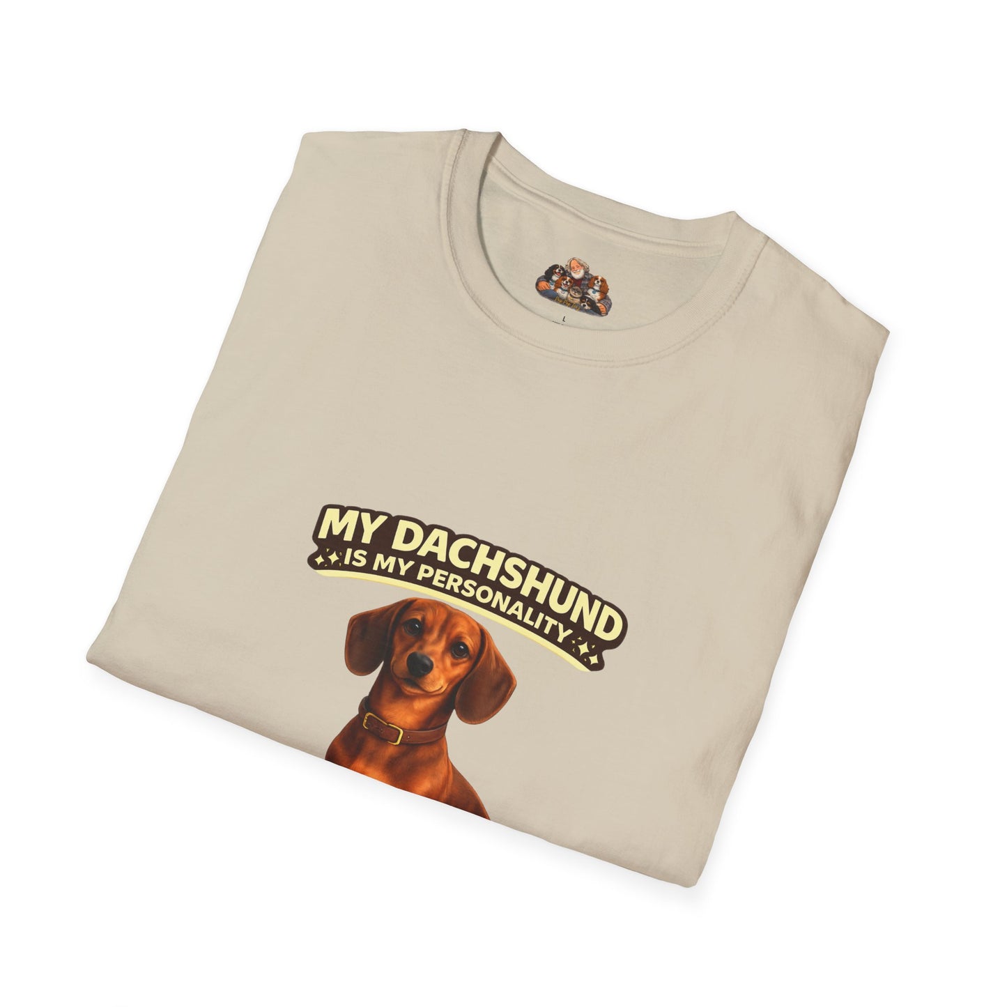 My Dachshund Is My Personality – Spicy Personality  – Personalized Dog Tee