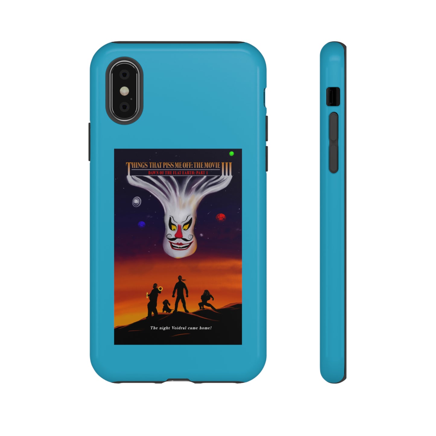 Dawn Of The Flat Earth: Part I Tough Phone Case (turquoise)