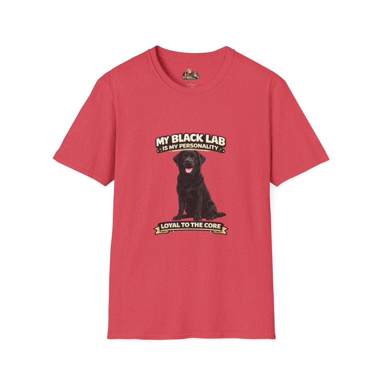 My Black Lab Is My Personality – Loyal To The Core – Personalized Dog Breed Shirt