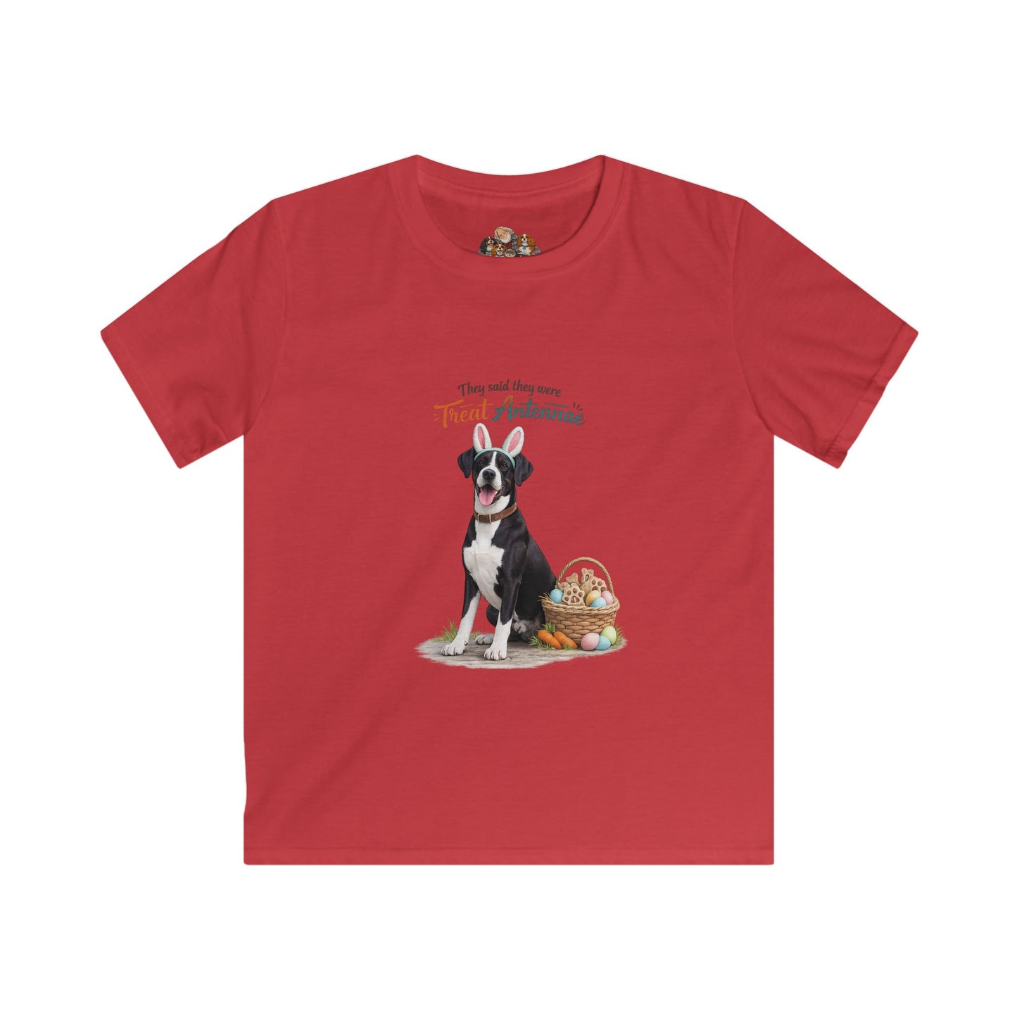 Great Dane Treat Antennae™ — Youth Dog Lover Tee