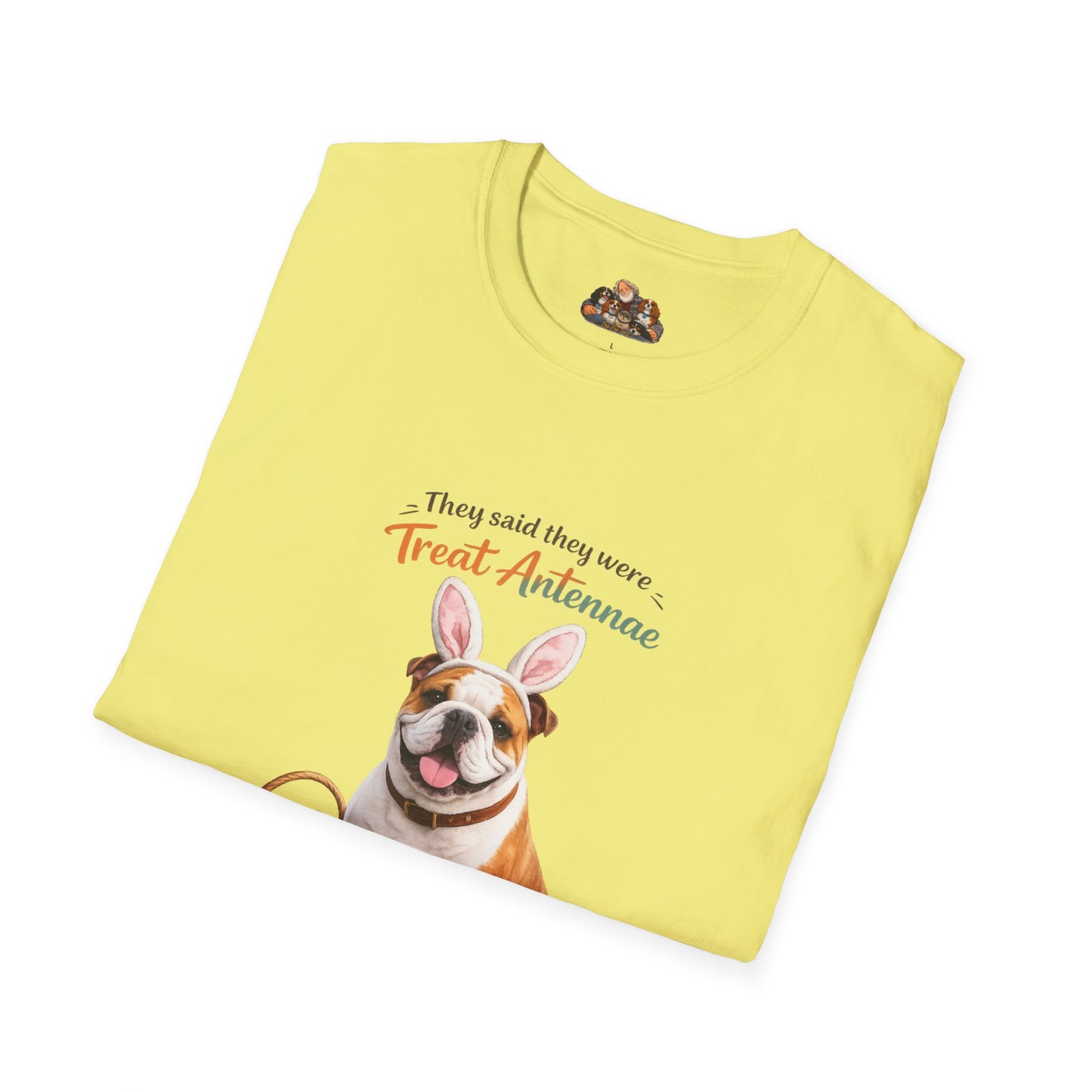 Bulldog Treat Antennae™ – Easter Bulldog Lover T-Shirt