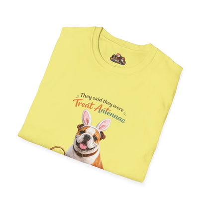 Bulldog Treat Antennae™ – Easter Bulldog Lover T-Shirt