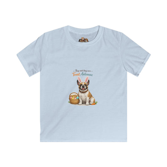French Bulldog Treat Antennae™ — Youth Dog Lover Tee