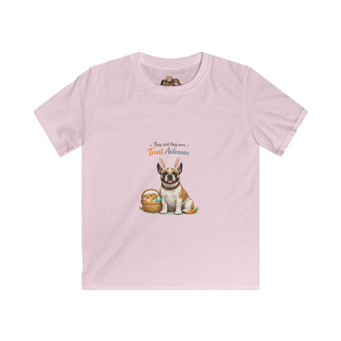 French Bulldog Treat Antennae™ — Youth Dog Lover Tee