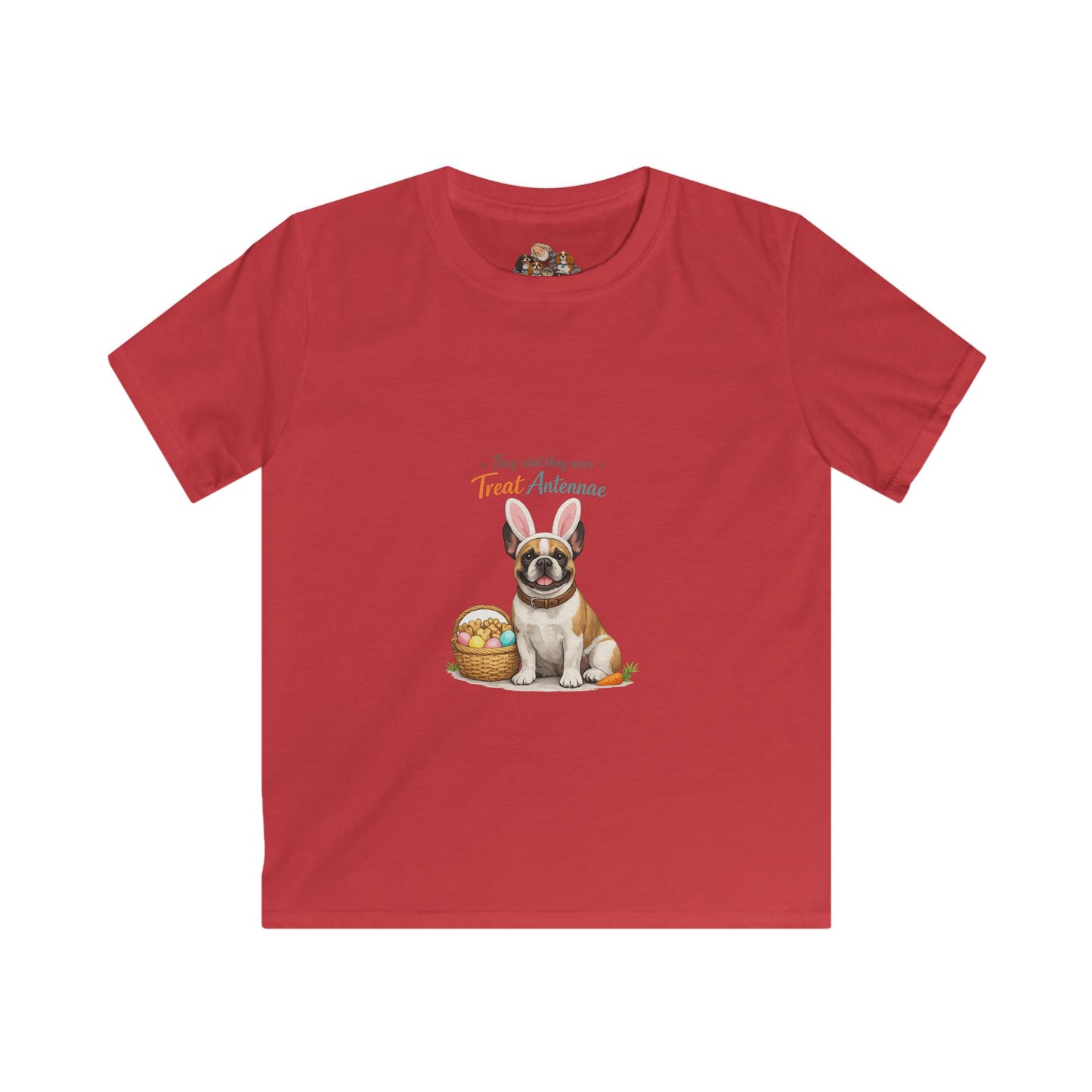 French Bulldog Treat Antennae™ — Youth Dog Lover Tee