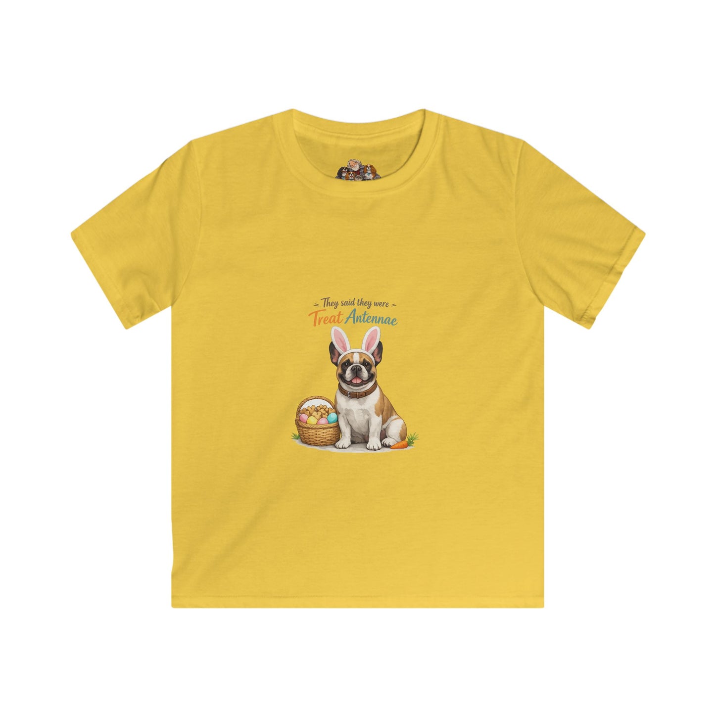 French Bulldog Treat Antennae™ — Youth Dog Lover Tee