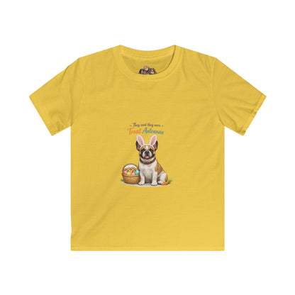 French Bulldog Treat Antennae™ — Youth Dog Lover Tee