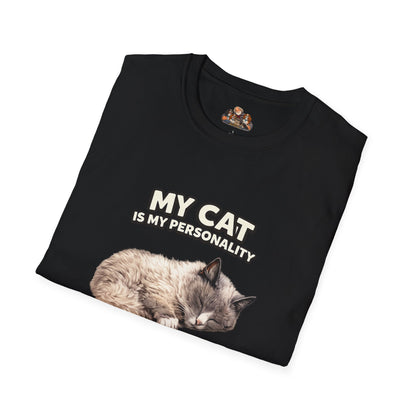My Cat Is My Personality – "The Calm Presence" – Personalized Custom Cat Shirt
