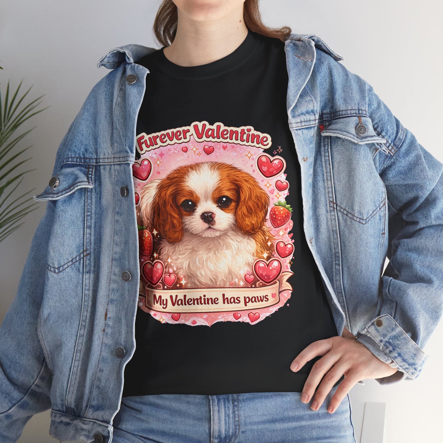 Furever Valentine - Puppy Love Has Paws – Pet Lover Valentine's Day T-Shirt