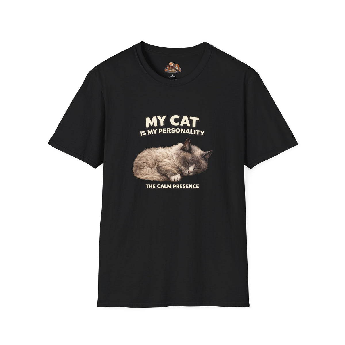 My Cat Is My Personality – "The Gentle Presence" – Personalized Custom Cat Shirt