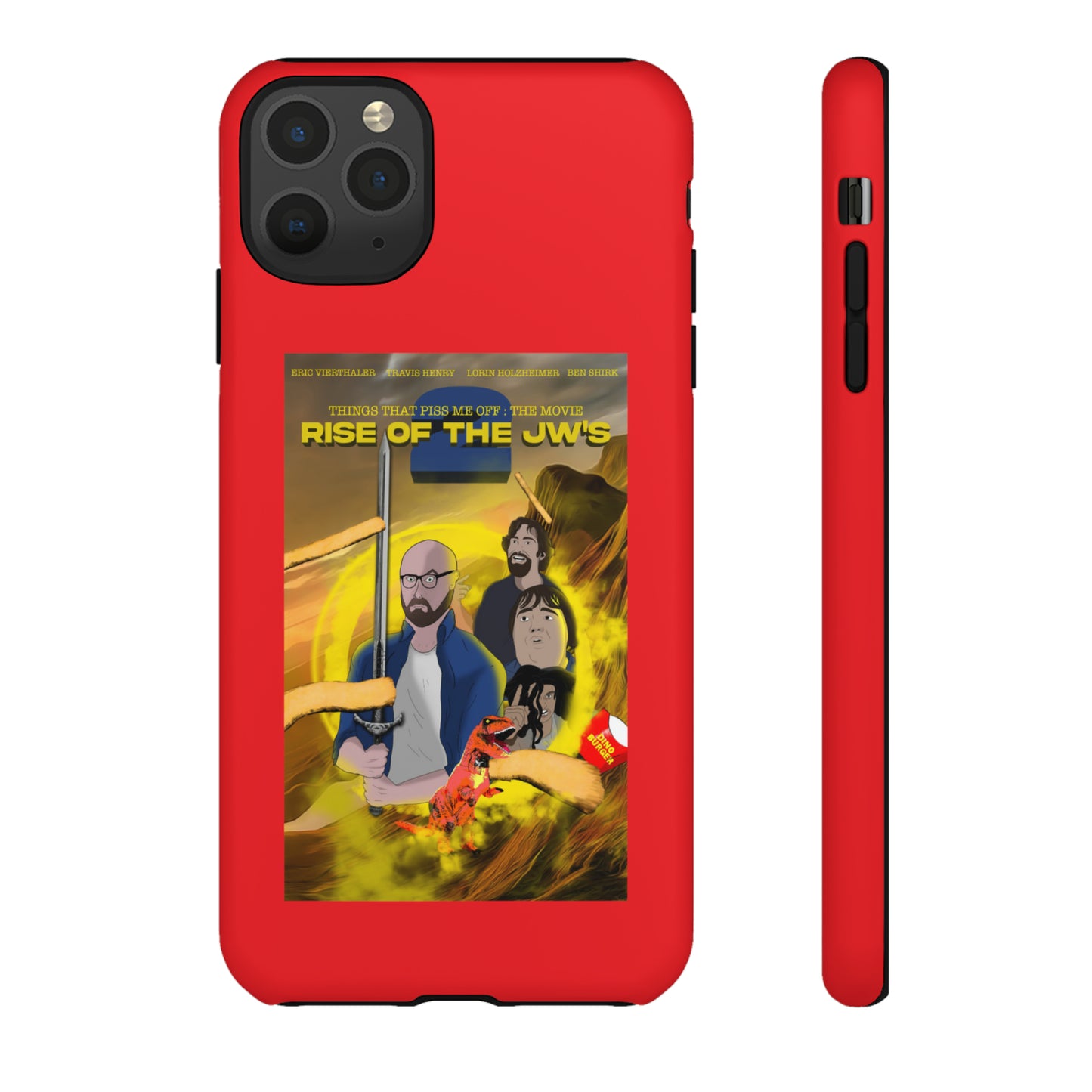 Rise Of The JW's Tough Phone Case (red)