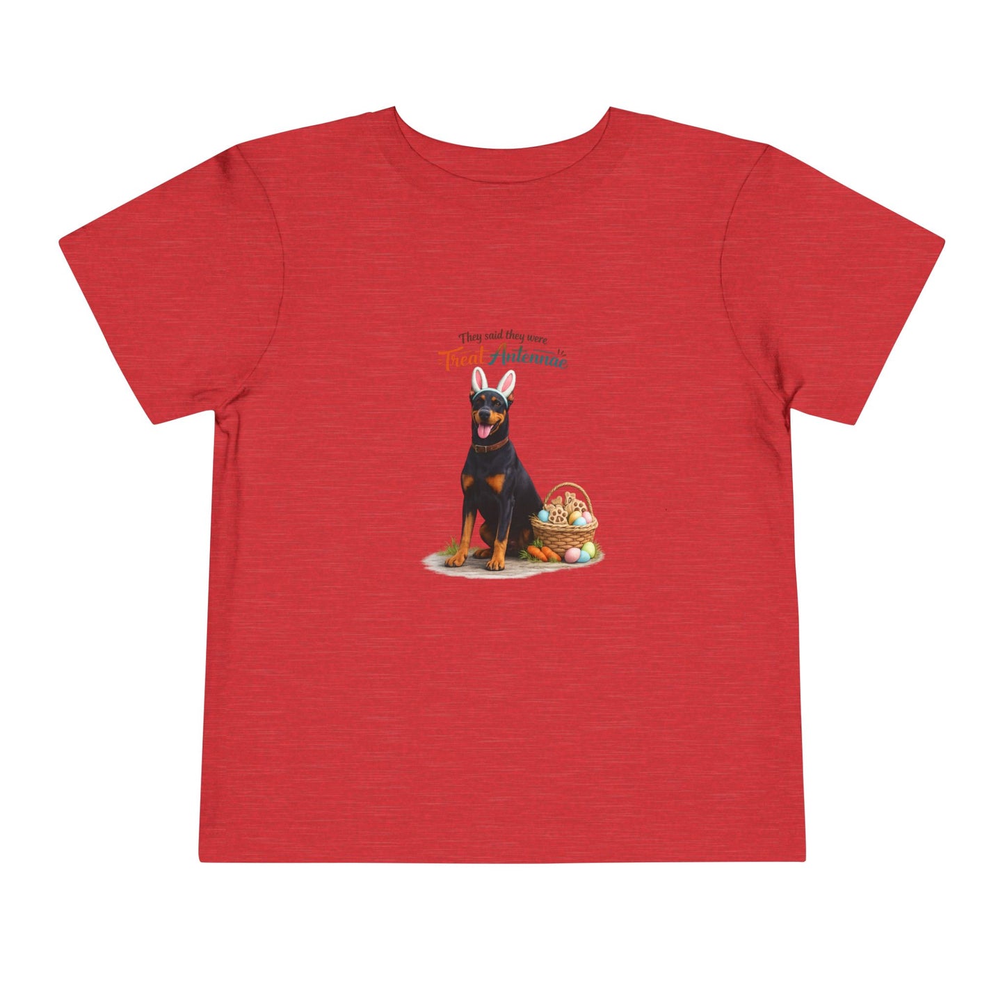 Doberman Treat Antennae™ -- Toddler Dog Lover Tee