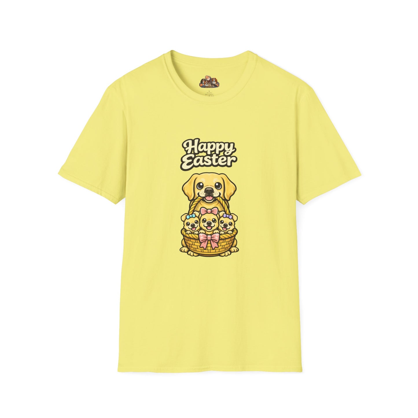 Yellow Labrador Family "Happy Easter"