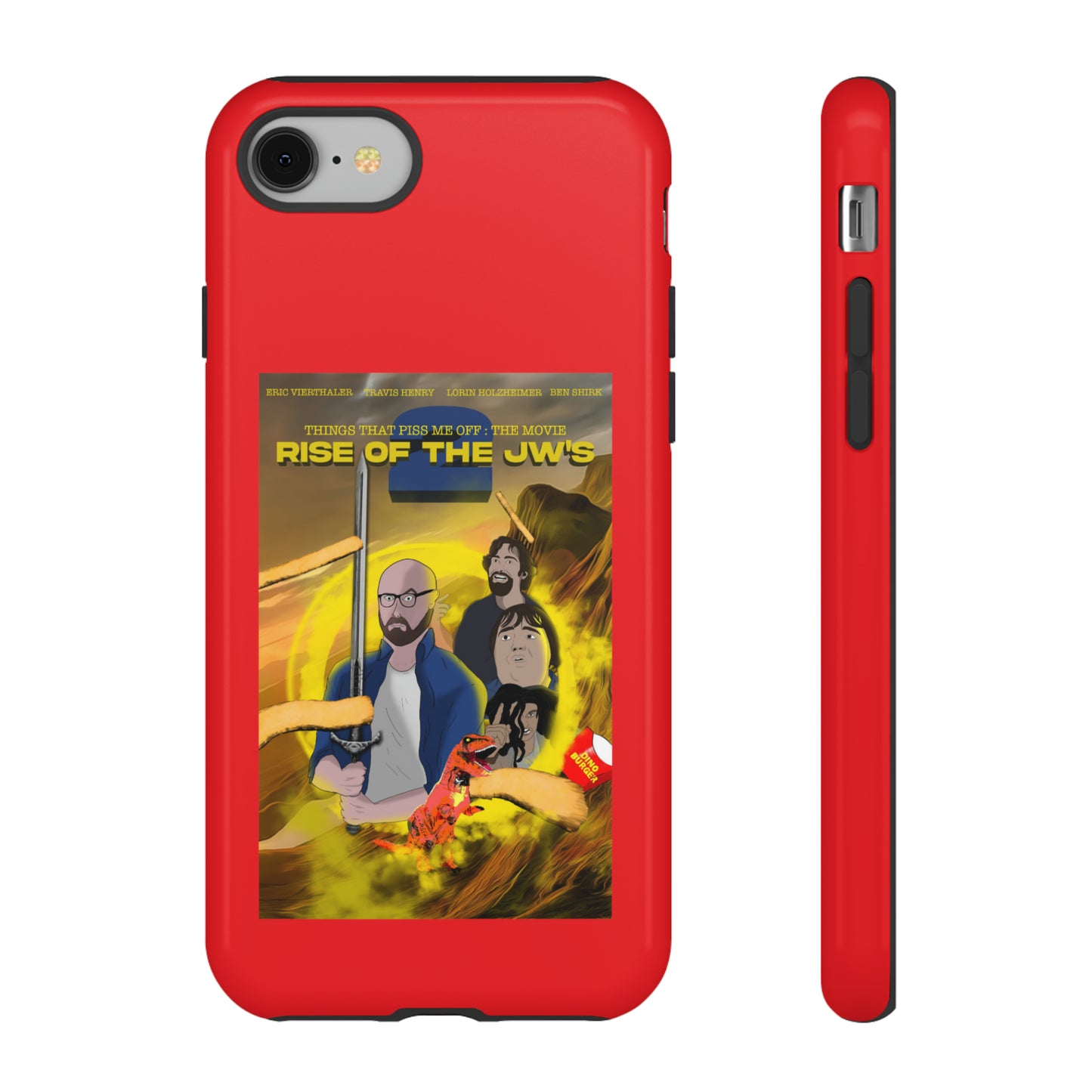 Rise Of The JW's Tough Phone Case (red)