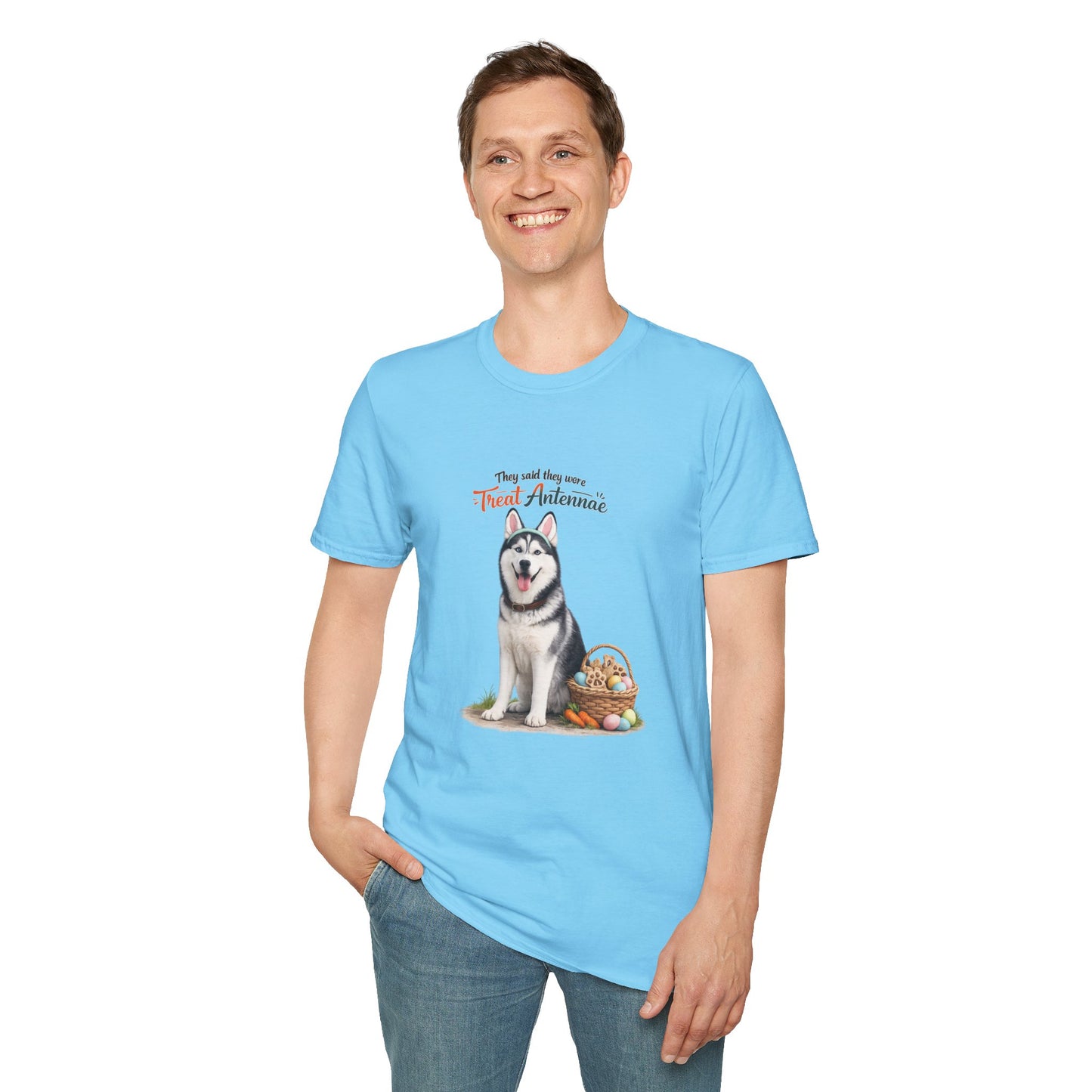 Husky Treat Antenna™ – Easter Dog Lover Tee