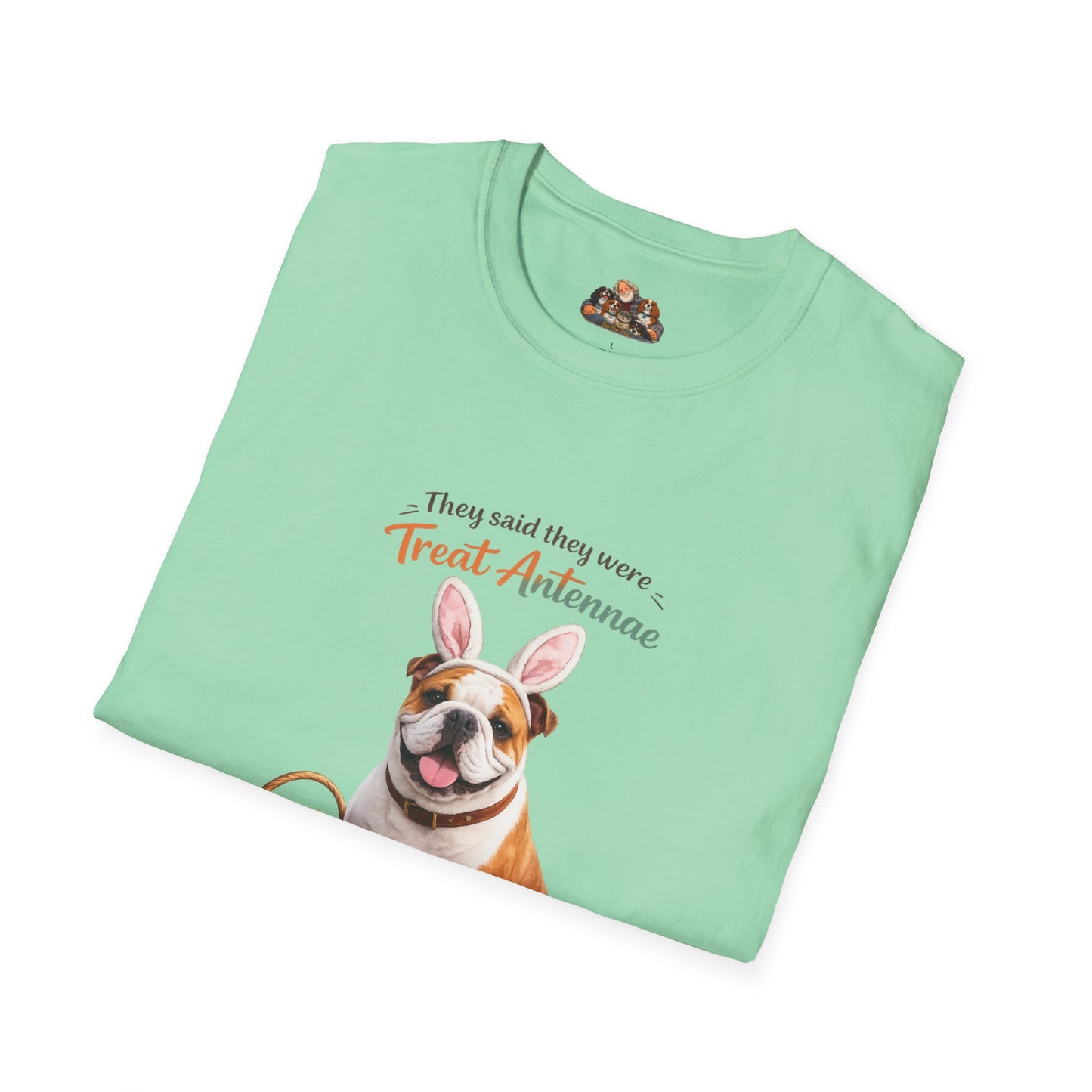 Bulldog Treat Antennae™ – Easter Bulldog Lover T-Shirt
