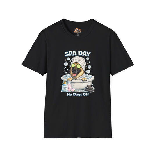 Spa Day – Personalized Dog Spa T-Shirt – Paw Spa Days Remembered