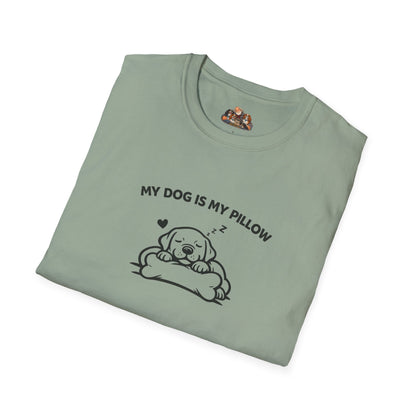 My Dog Is My Pillow —  Black And White Minimalist Family Collection For Adult Dog Lovers