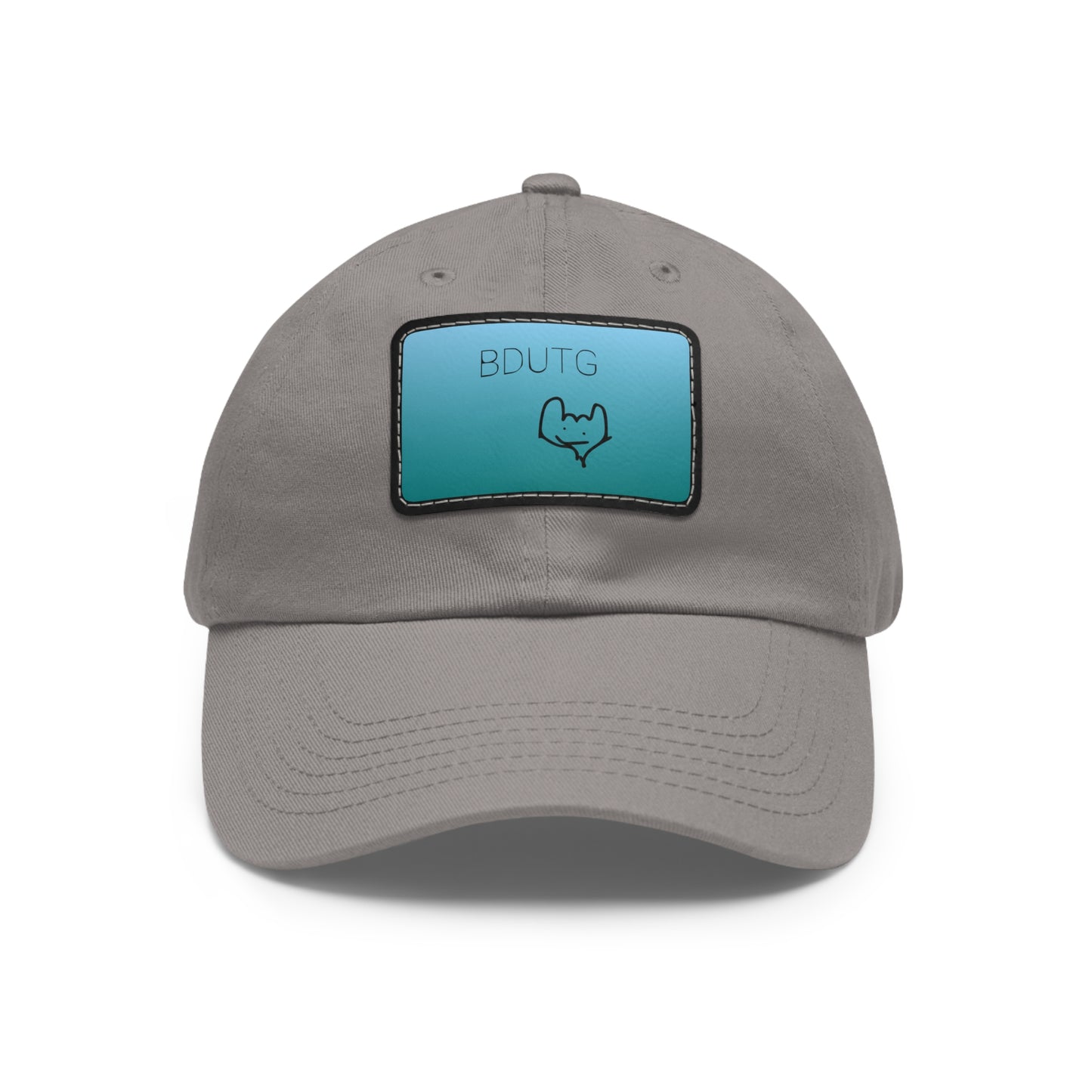 Bryan Delivers The Goods Dad Hat with Leather Patch (Rectangle)