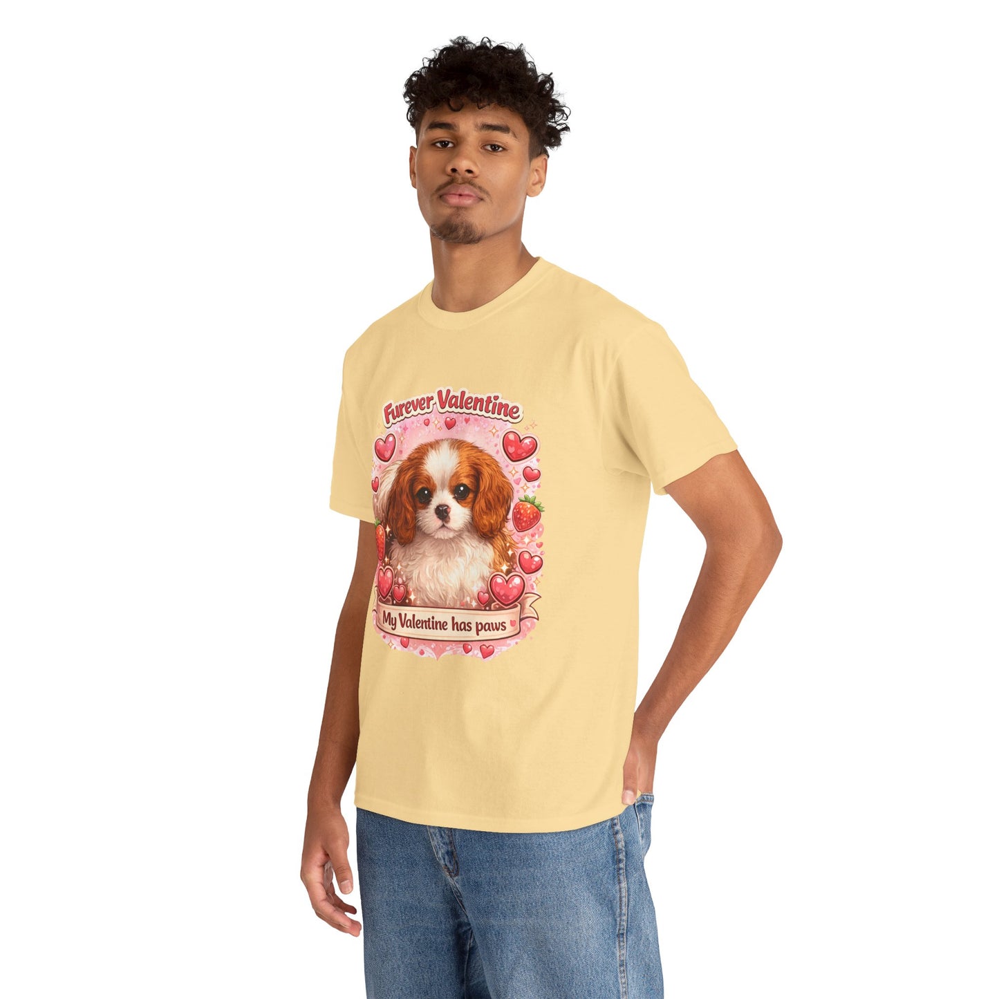 Furever Valentine - Puppy Love Has Paws – Pet Lover Valentine's Day T-Shirt