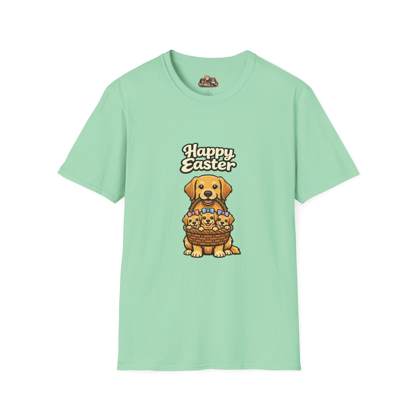 Golden Retriever Family "Happy Easter"