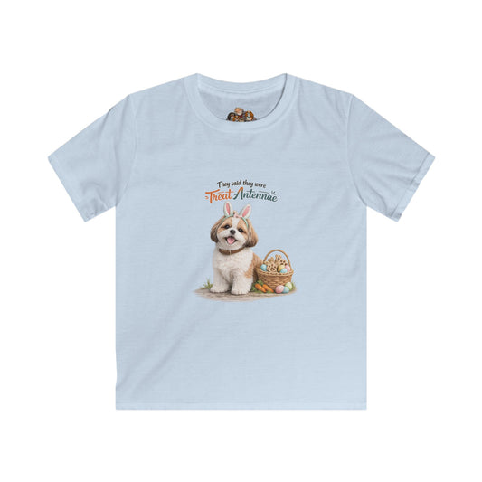 Shih Tzu Treat Antennae™ — Youth Dog Lover Tee