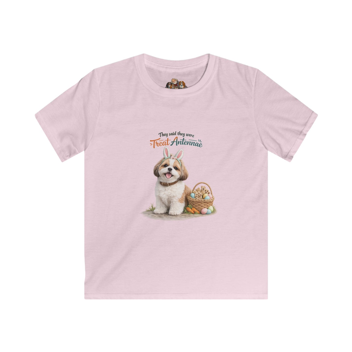 Shih Tzu Treat Antennae™ — Youth Dog Lover Tee