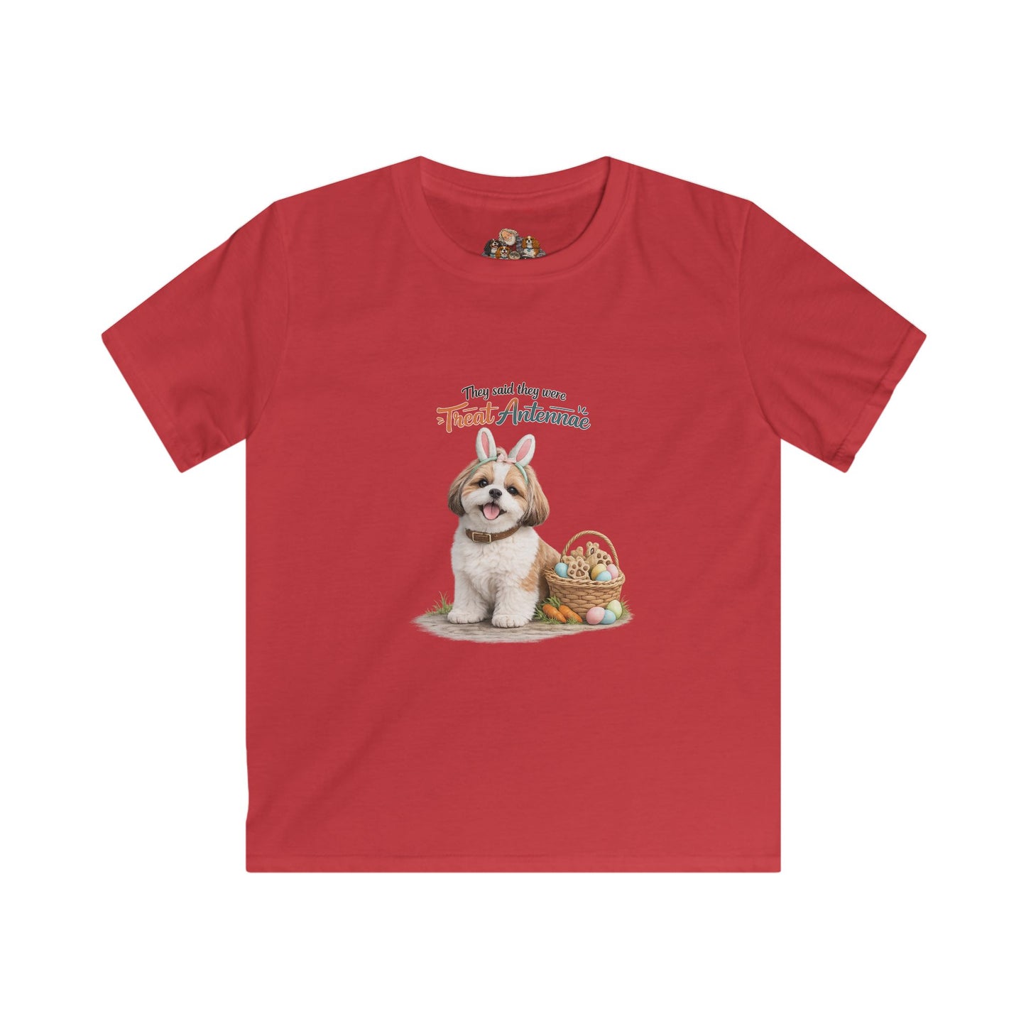Shih Tzu Treat Antennae™ — Youth Dog Lover Tee