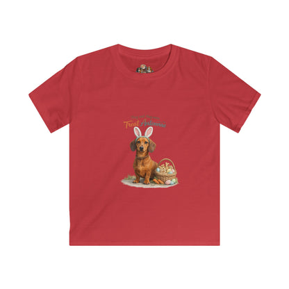 Dachshund Treat Antennae™ — Youth Dog Lover Tee