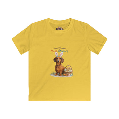 Dachshund Treat Antennae™ — Youth Dog Lover Tee