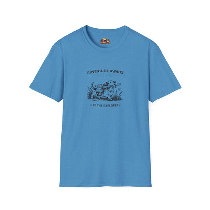 Adventure Awaits Be The Explorer  —  Black And White Minimalist Family Collection For Adult Dog Lovers