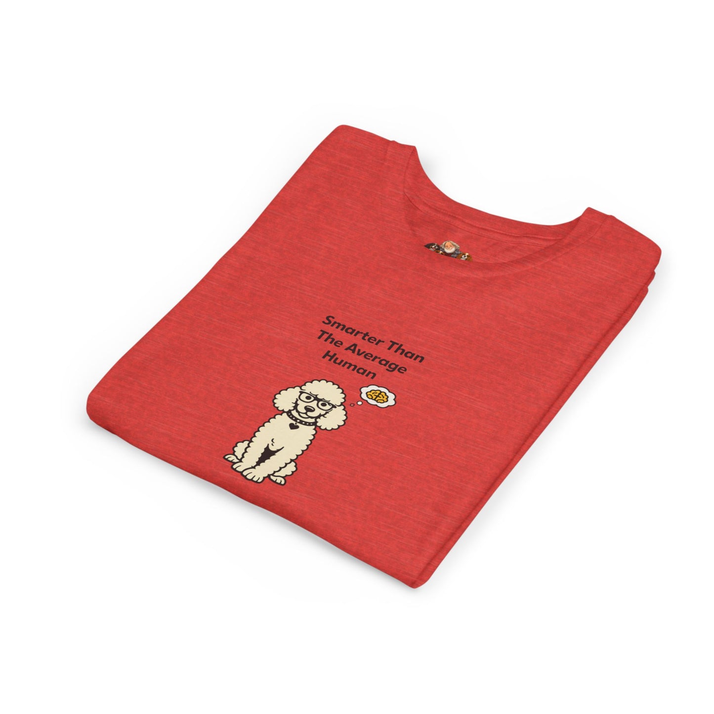 Smarter Than The Average Human -- Youth Dog Lover Tee