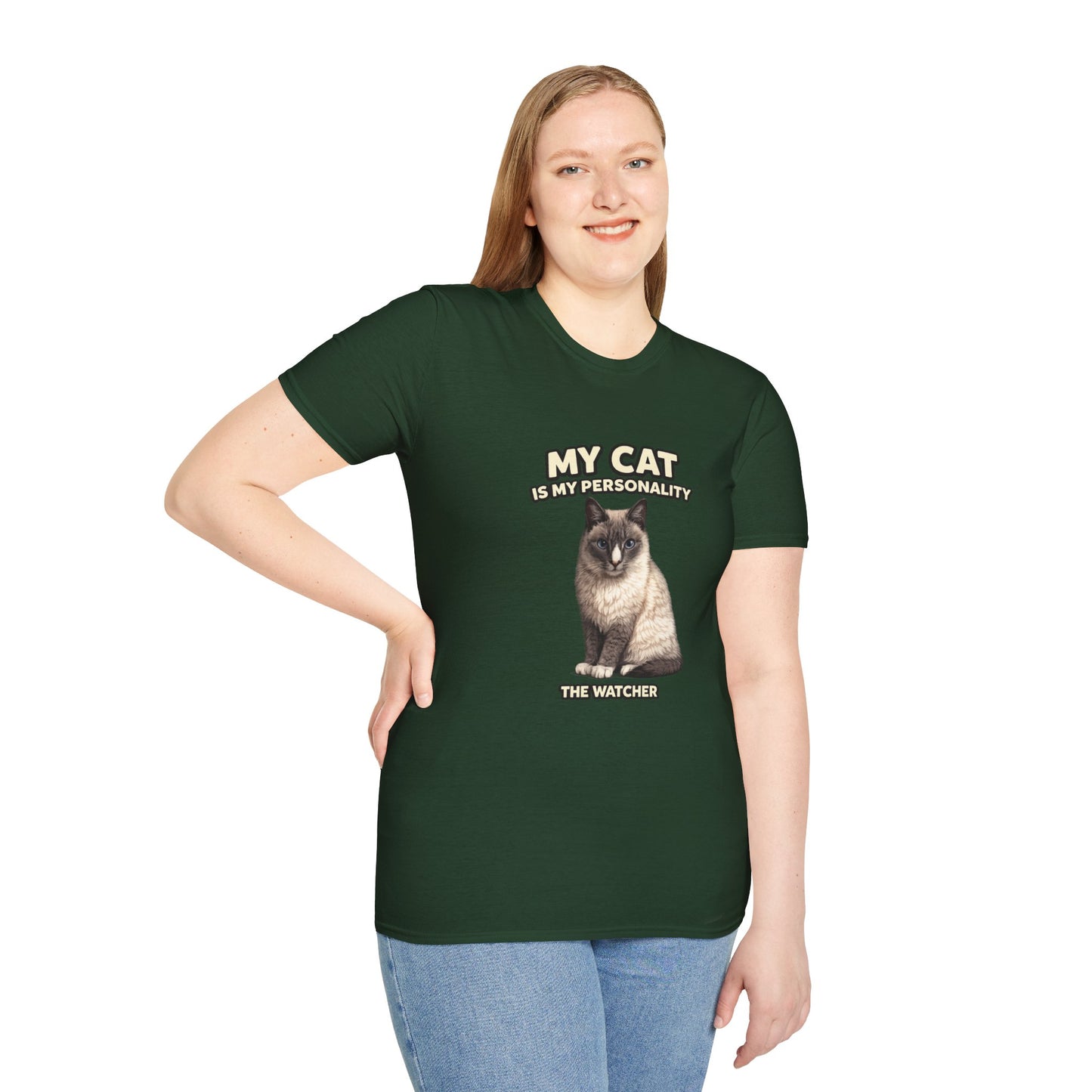 My Cat Is My Personality – "The Watcher" – Personalized Custom Cat Shirt