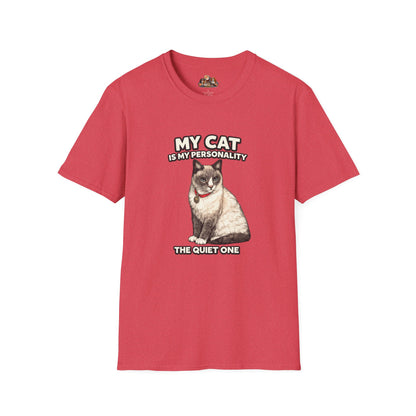 My Cat Is My Personality – "The Quiet One" – Personalized Custom Cat Shirt
