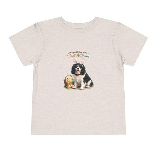 Cavalier King Charles Spaniel Treat Antennae™ -- Toddler Dog Lover Tee